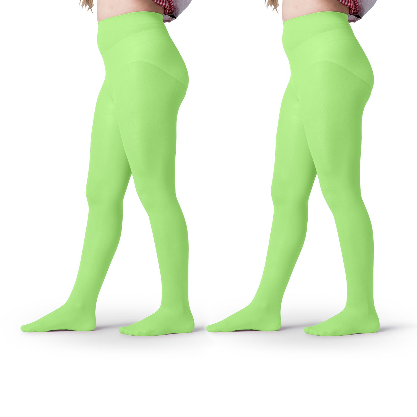 Girls Opaque Footed School Tights- 2 Pairs