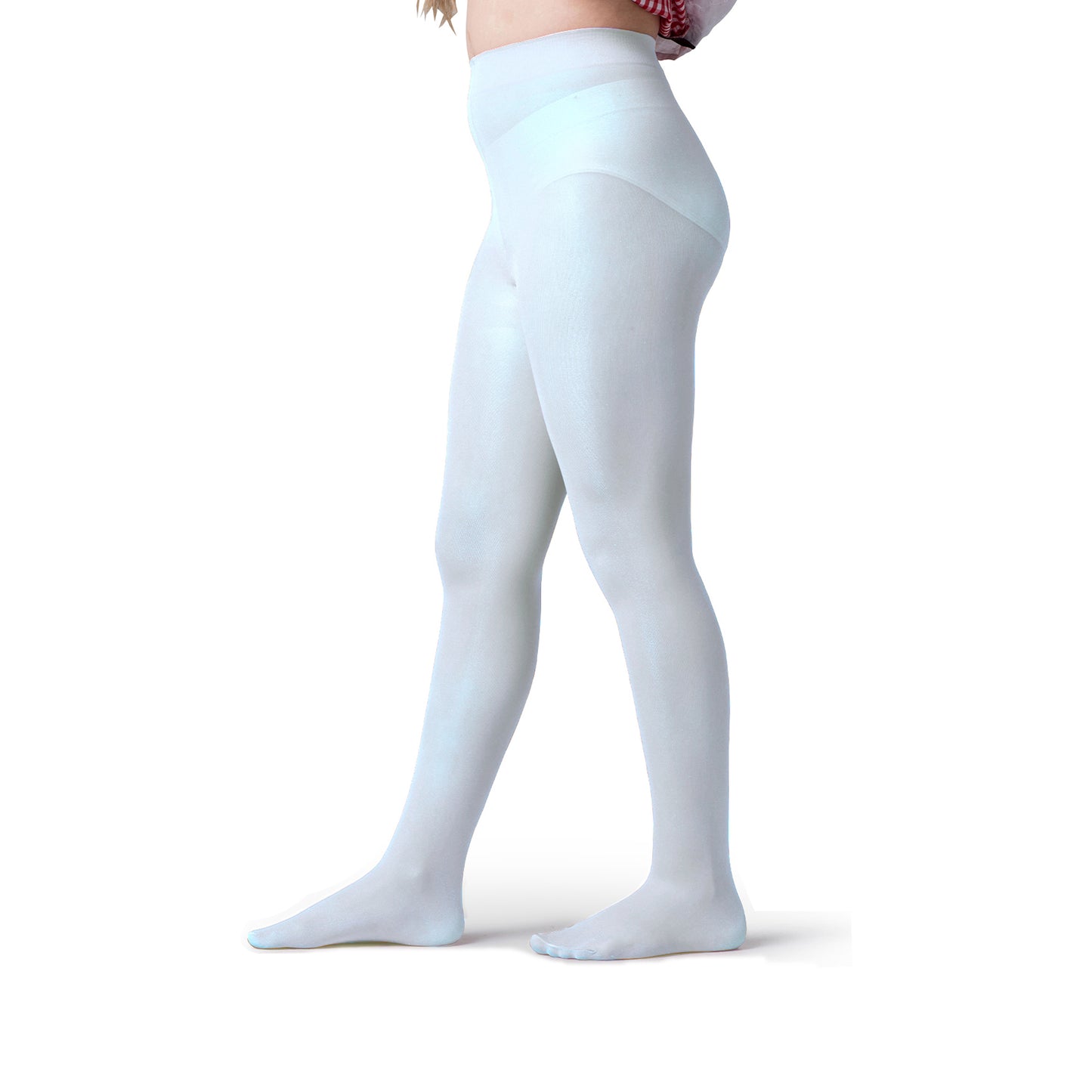 Girls Opaque Footed School Tights- 2 Pairs