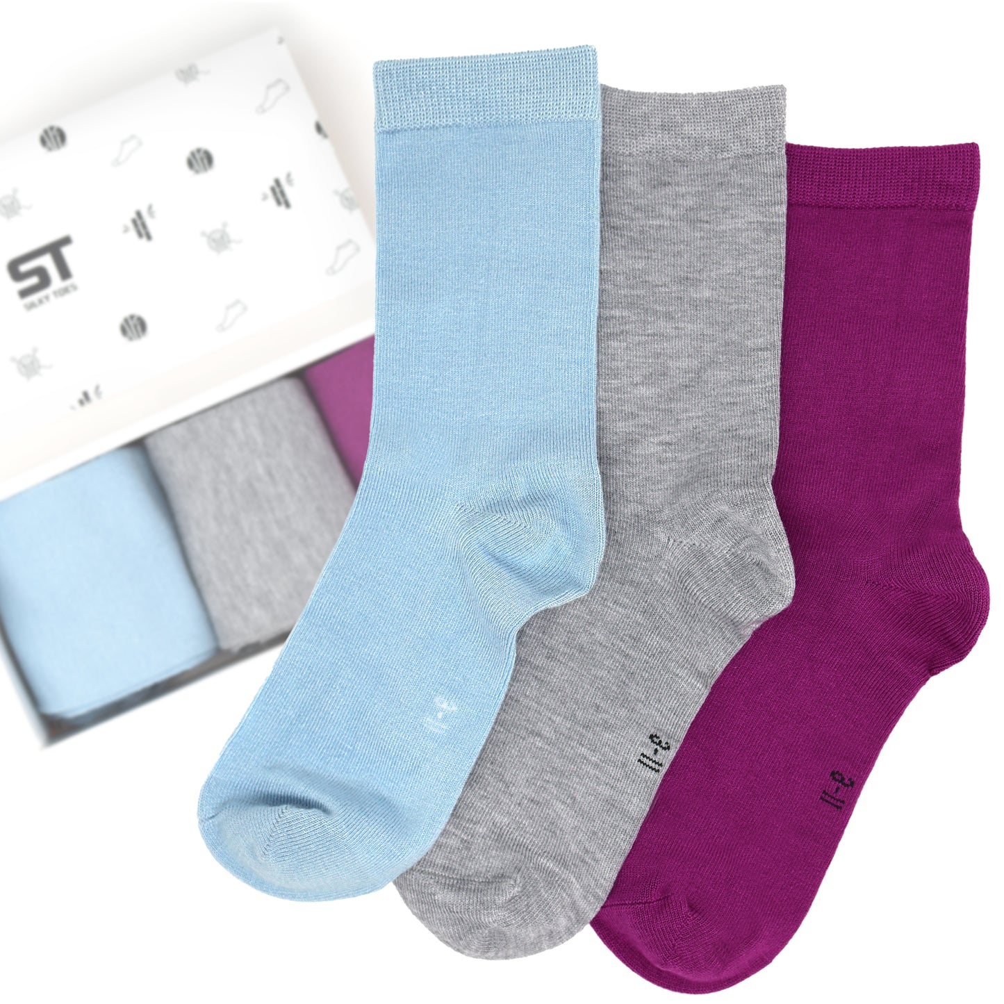 Women's Bamboo Crew Superb Soft Socks