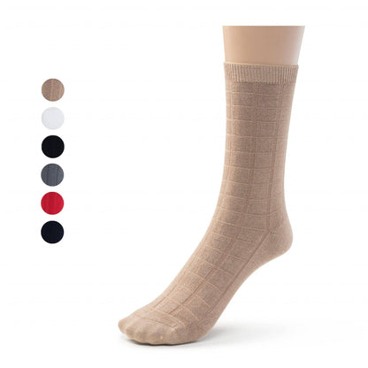 Men's Bamboo Designed Crew Socks