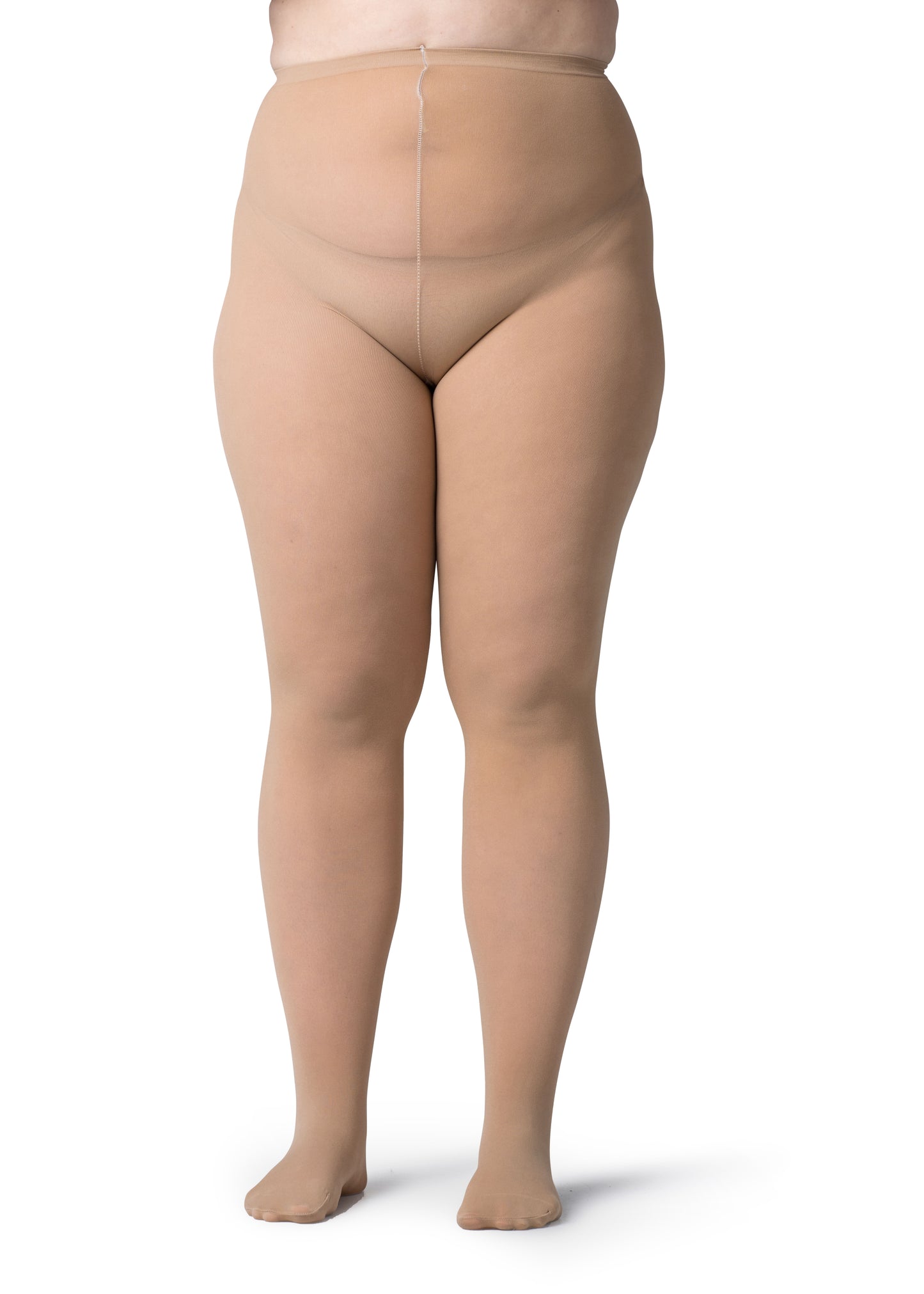 Women's Opaque Plus Size Tights 60 Denier Nylons - 2 Pairs