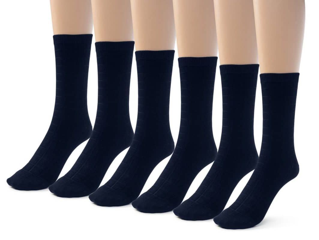 Women's Bamboo Crew Socks Designed, Dress and Casual