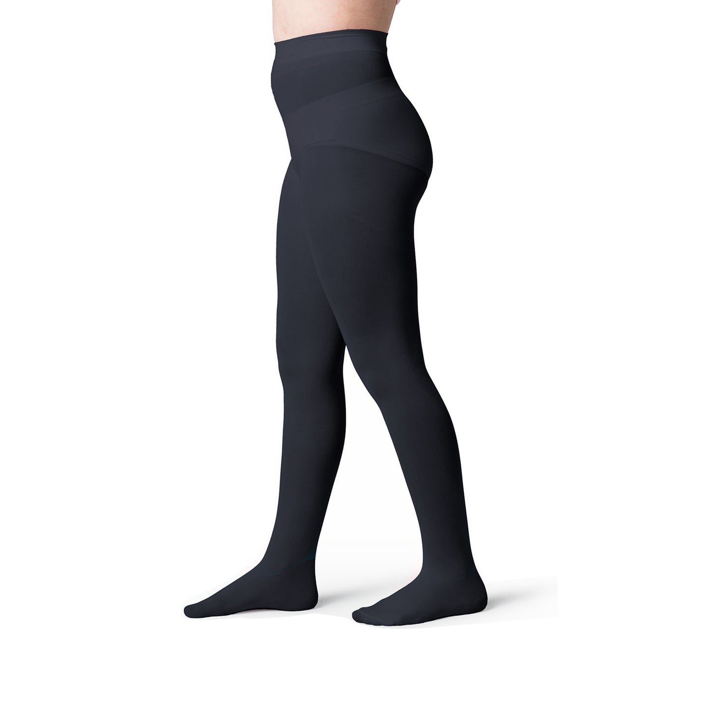 Girls Opaque Footed School Tights- 2 Pairs