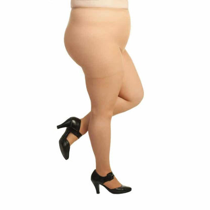 Women's Plus Size Soft Sheer Pantyhose 20 Denier - 2pk