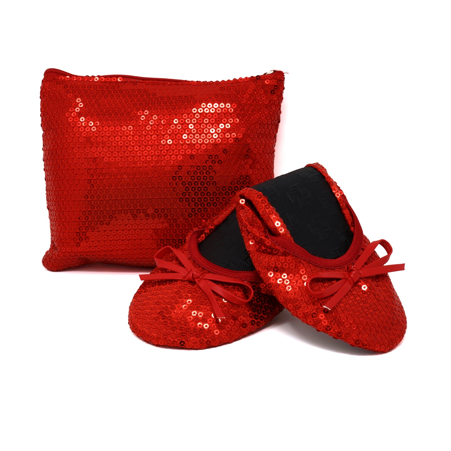 Sparkle Flat / Sequin Flat Foldable Ballet Flat Women's