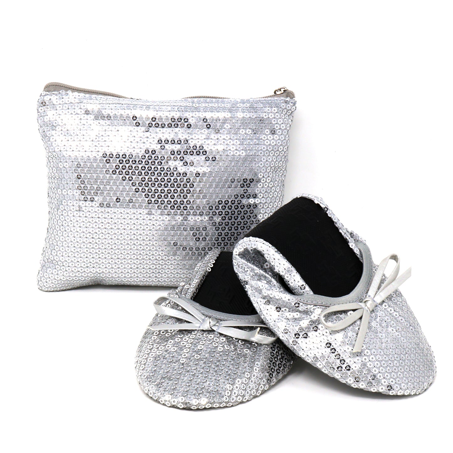 Sparkle Flat / Sequin Flat Foldable Ballet Flat Women's