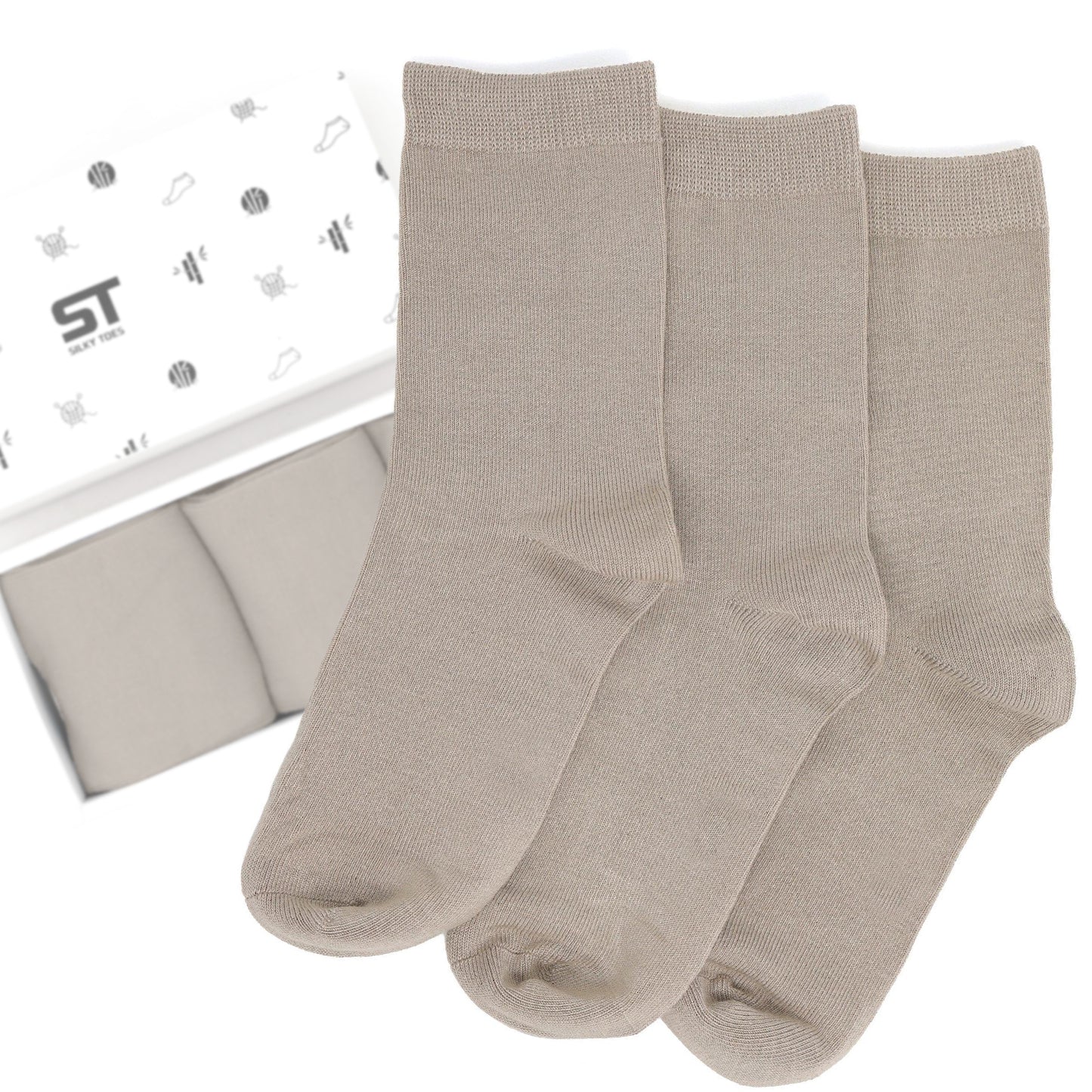 Women's Bamboo Crew Superb Soft Socks