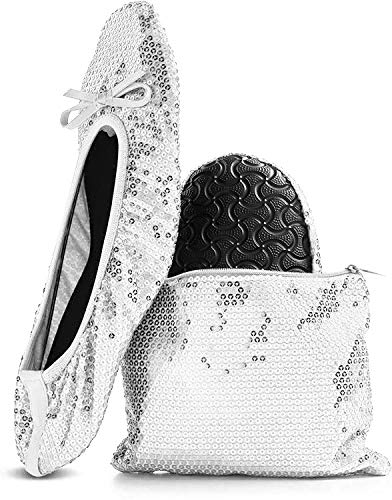 Sparkle Flat / Sequin Flat Foldable Ballet Flat Women's