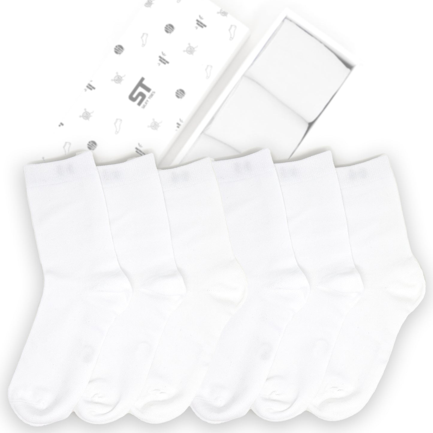 Women's Bamboo Crew Superb Soft Socks