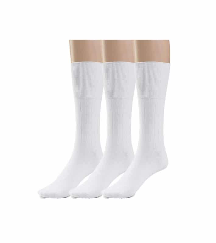 Women's Soft Diabetic Non-Binding Cotton Dress Socks