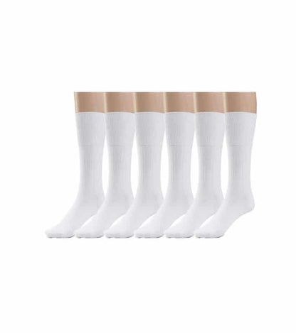 Women's Soft Diabetic Non-Binding Cotton Dress Socks