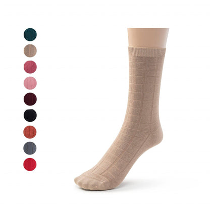 Women's Bamboo Crew Socks Designed, Dress and Casual