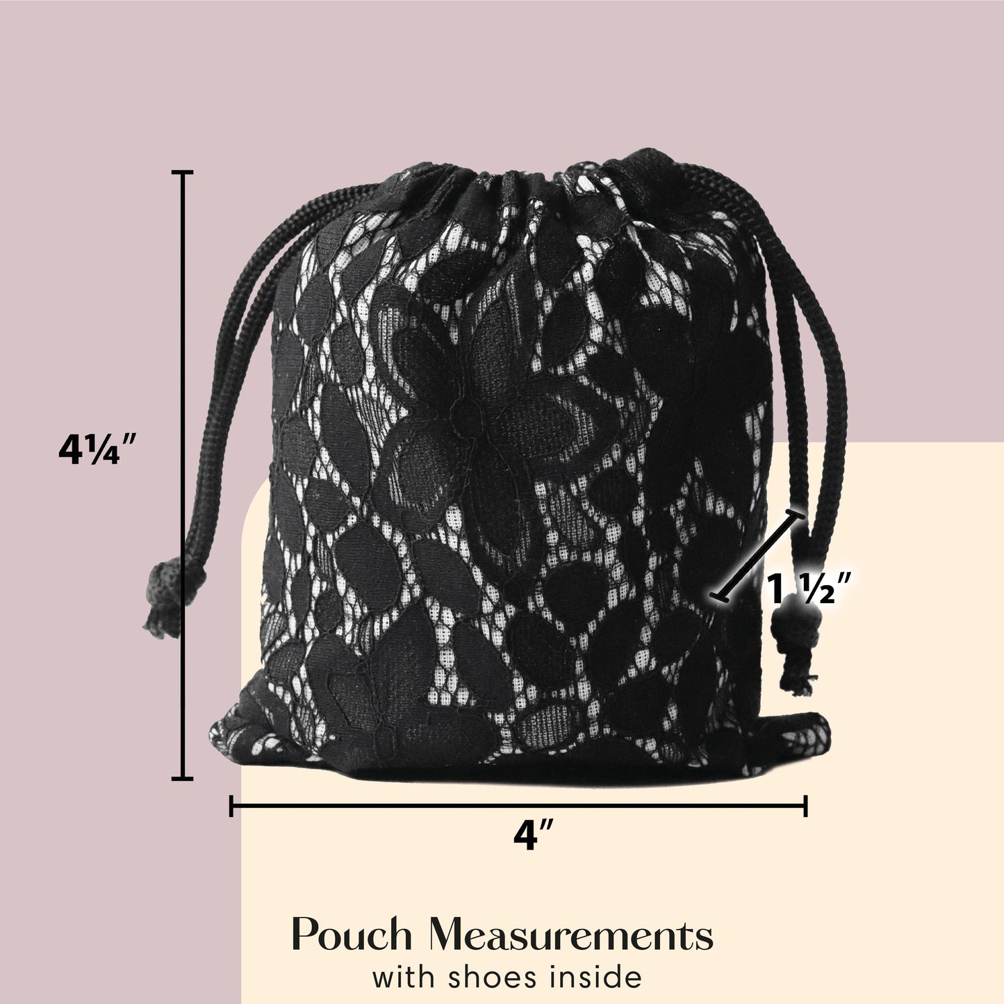 Foldable Wedding Flats / Flat Lace Wedding Shoe