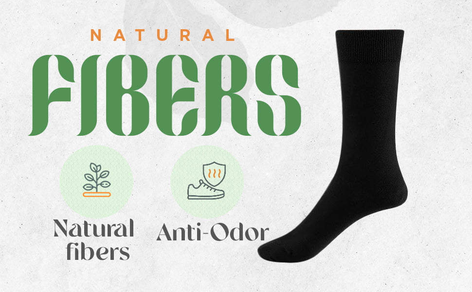 Women's Soft Modal Crew Dress Socks