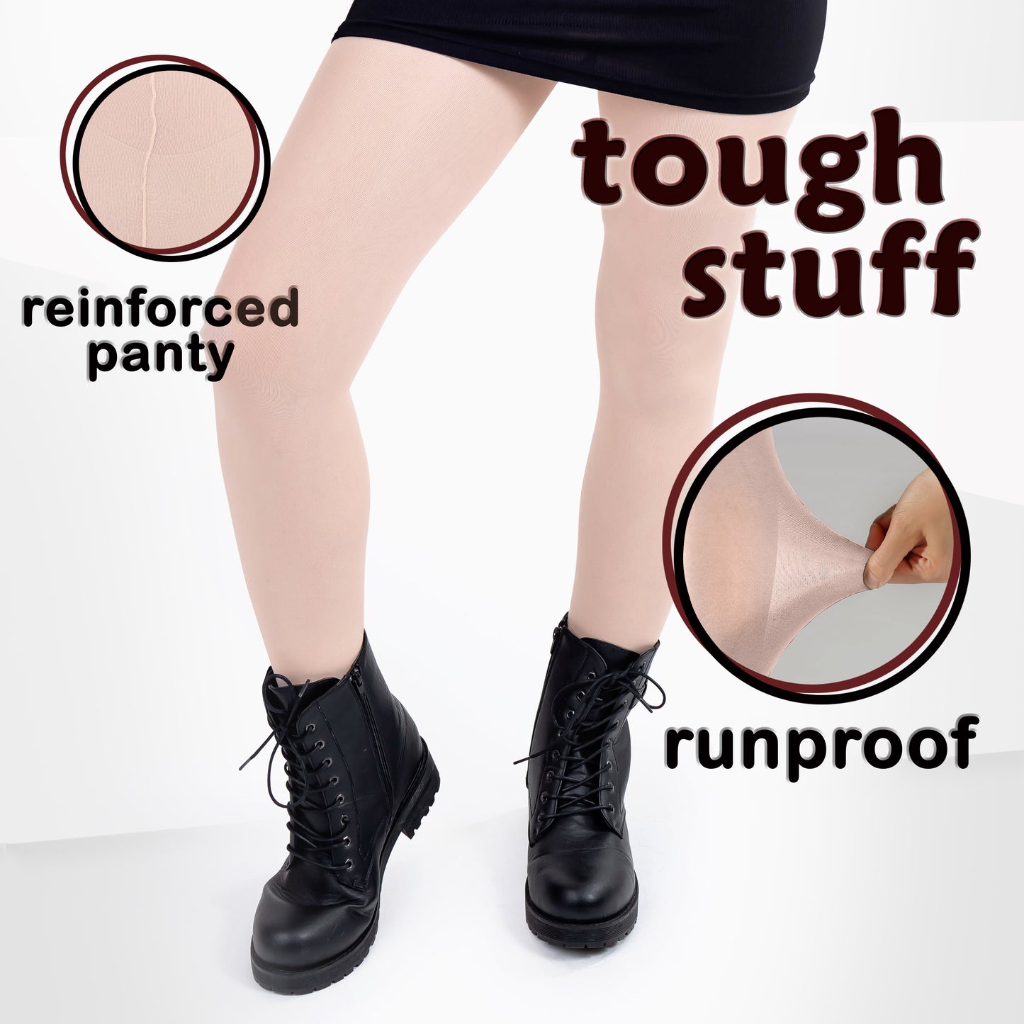 Women's Opaque Microfiber Comfort Tights