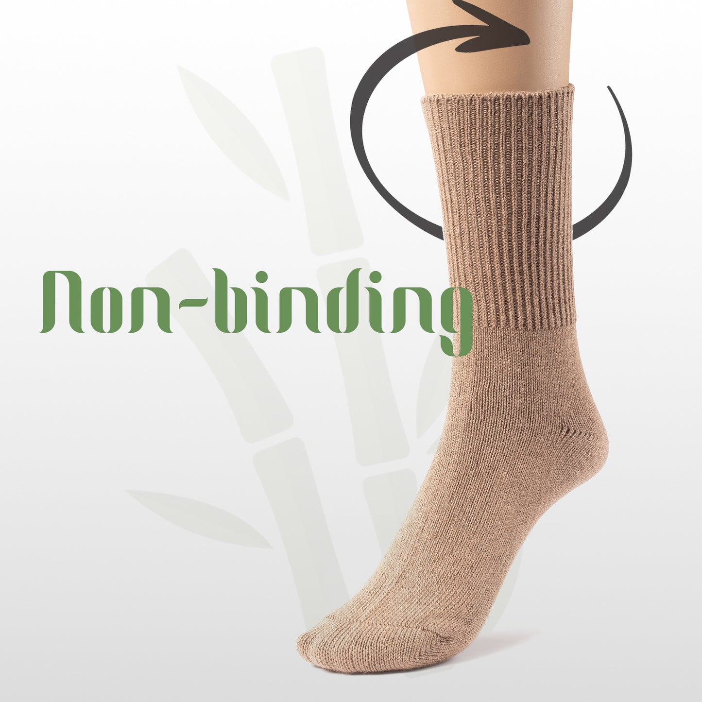 Women's Soft Diabetic Non-Binding Cotton Dress Socks