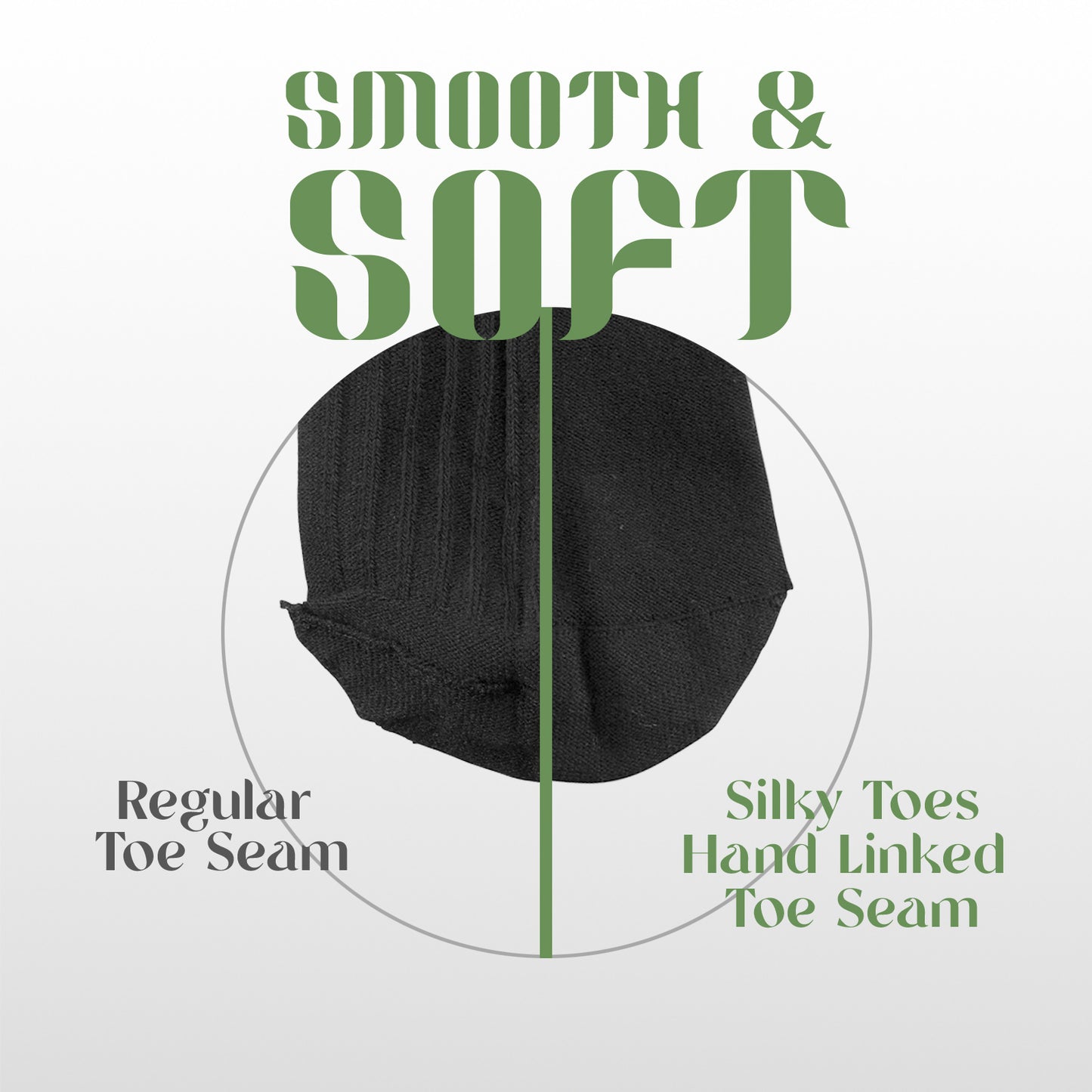 Women's Soft Diabetic Non-Binding Cotton Dress Socks