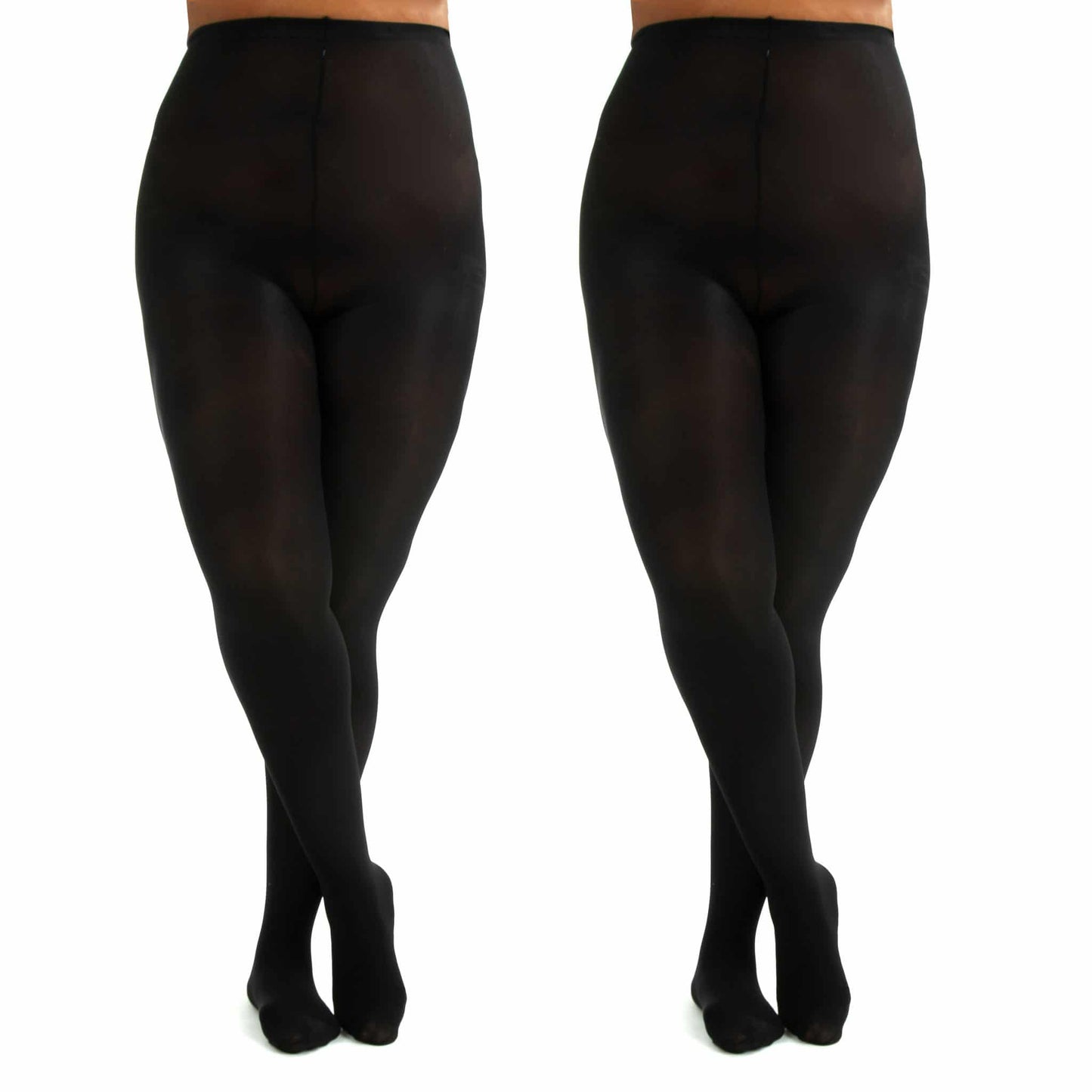 Women's Opaque Plus Size Tights 60 Denier Nylons - 1 Pairs