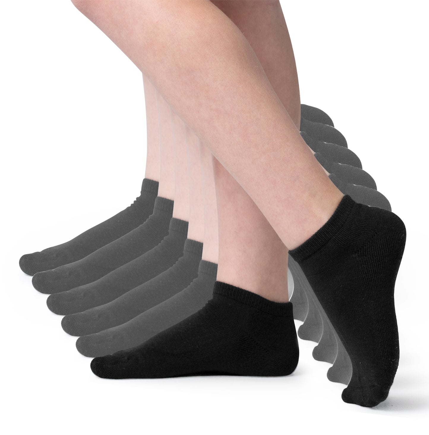 Kids Bamboo Low Cut Athletic Cushioned Socks | Boys & Girls