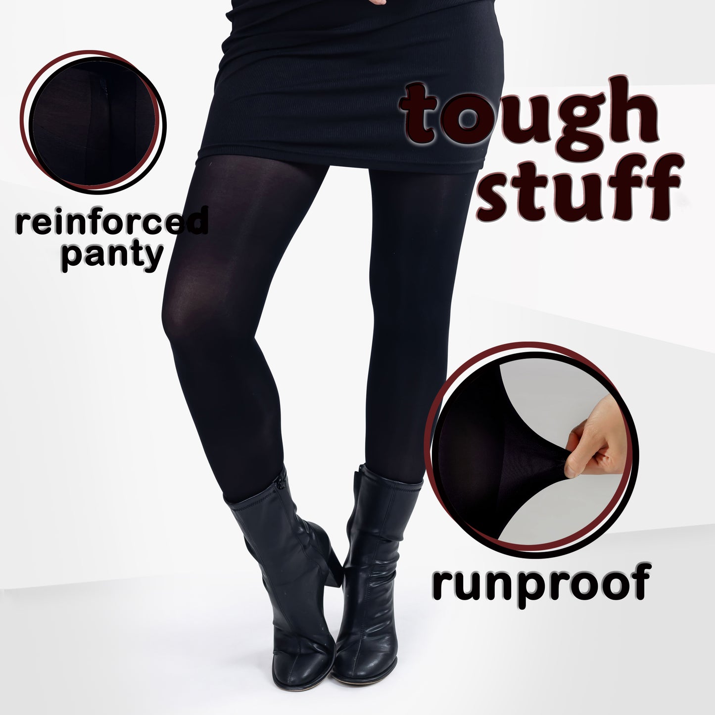 Women's Opaque Microfiber Comfort Tights