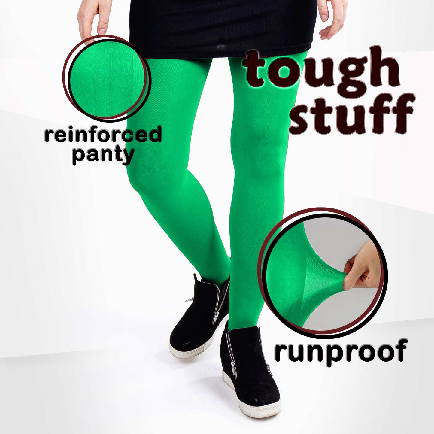 Women's Opaque Microfiber Comfort Tights