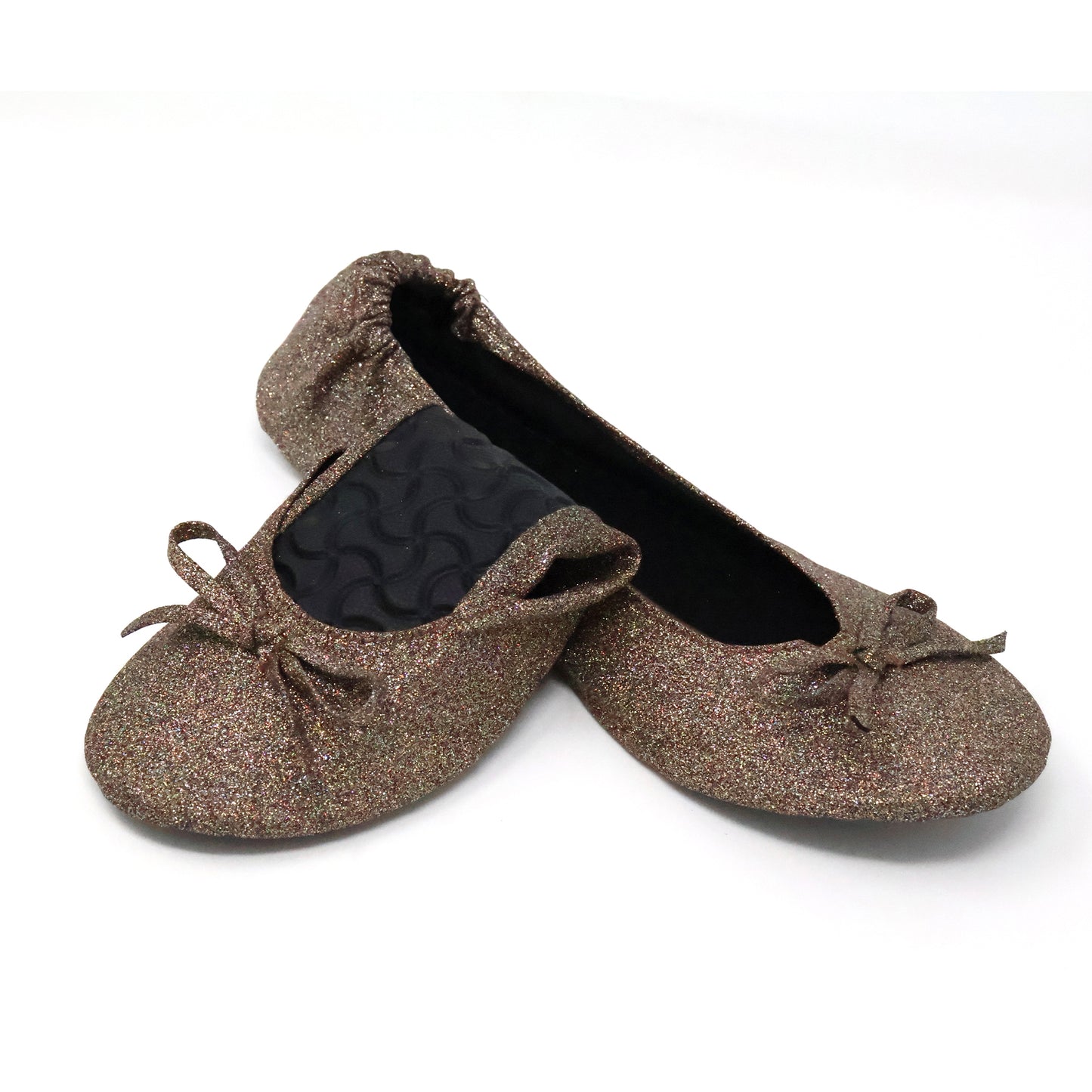 Glitter Flats Foldable | Women's Flats