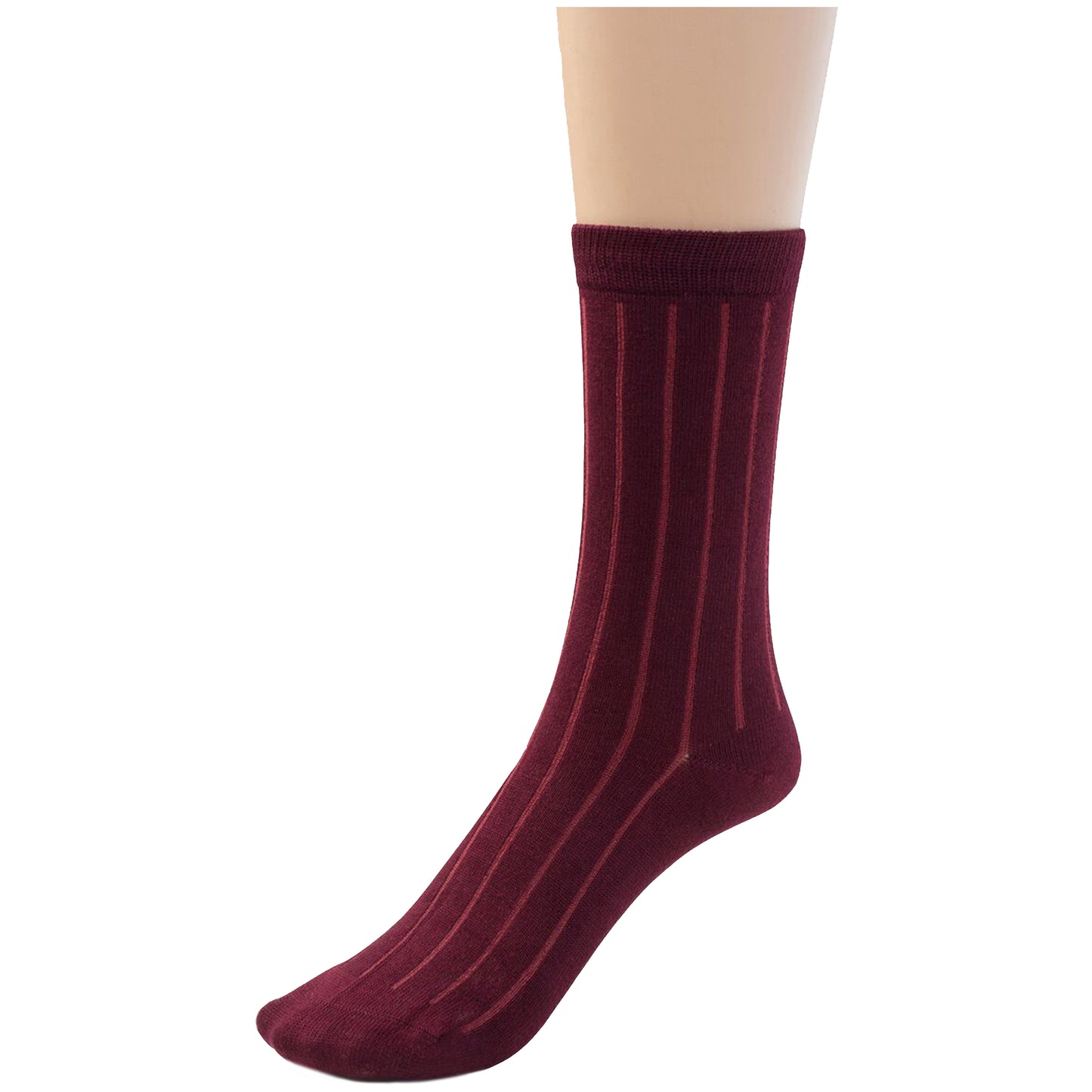 Kids Girls Boys Bamboo Ribbed Crew School Socks