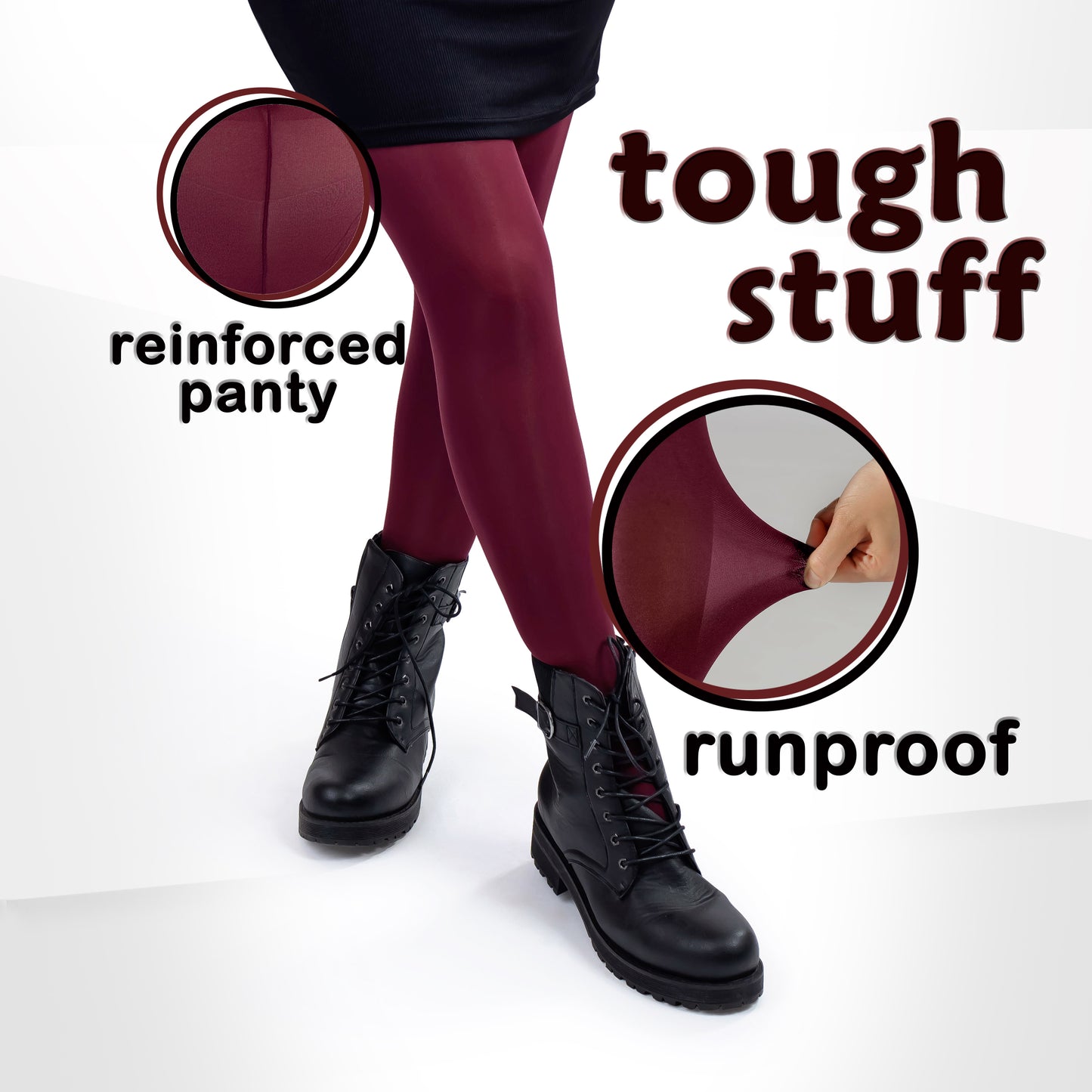 Women's Opaque Microfiber Comfort Tights