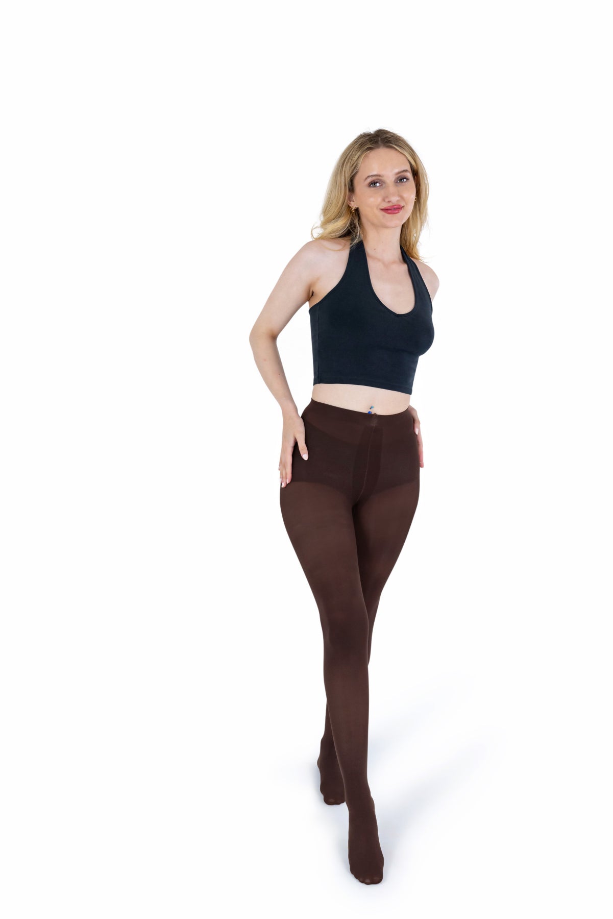 Women's Opaque Microfiber Comfort Tights