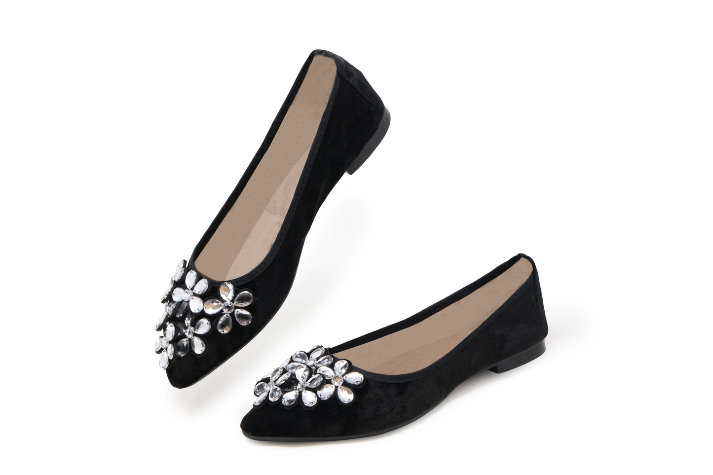 Silky Toes Foldable Flats for Women Dressy Ballet Shoes for Purse