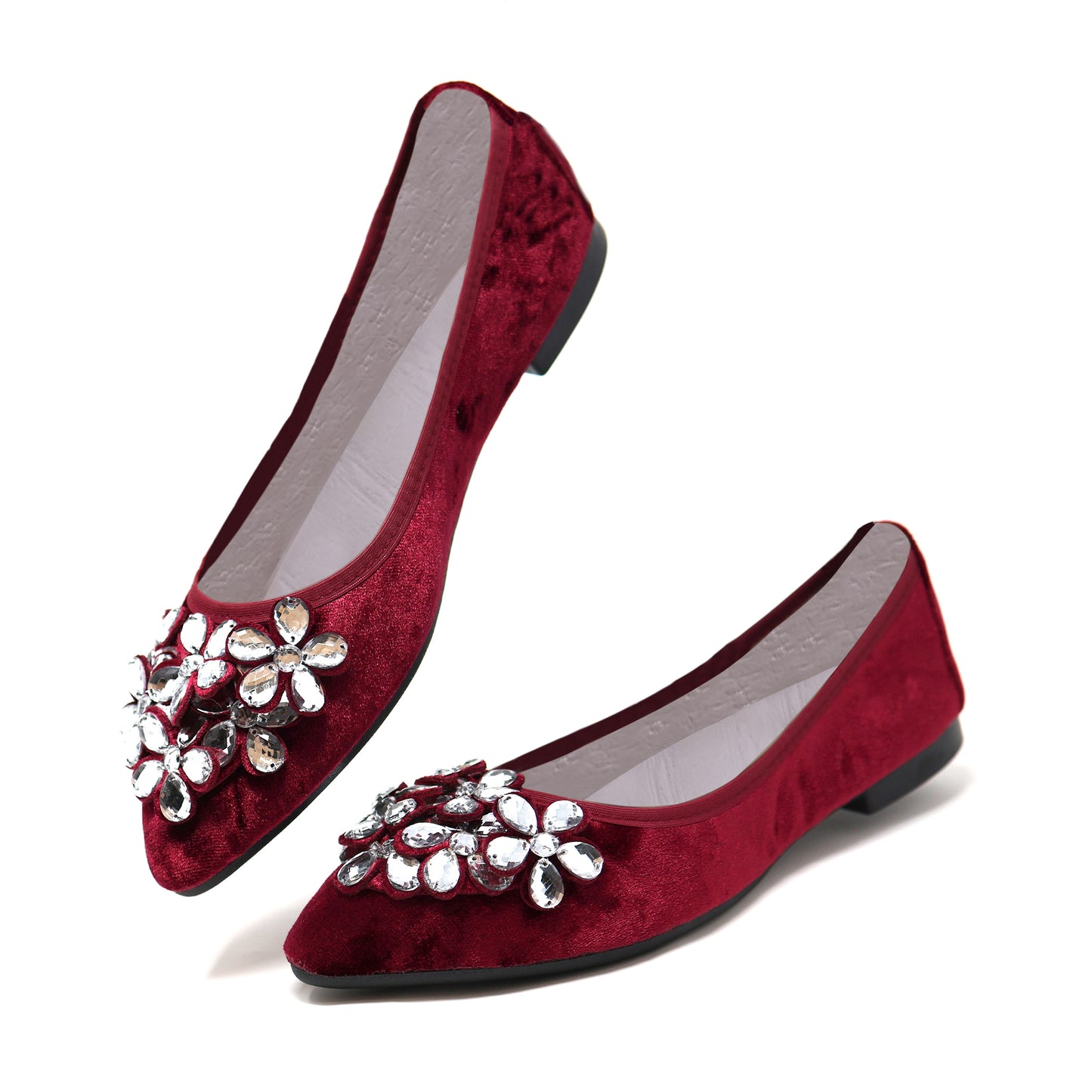 Silky Toes Foldable Flats for Women Dressy Ballet Shoes for Purse