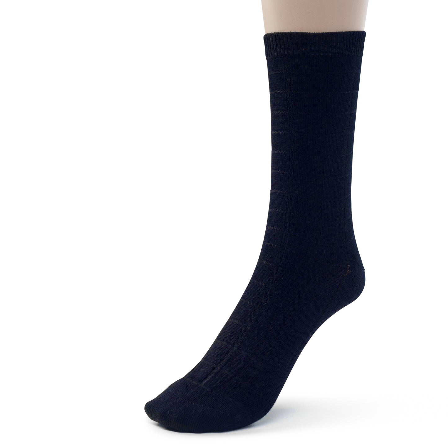 Kids Bamboo Textured Crew School Socks