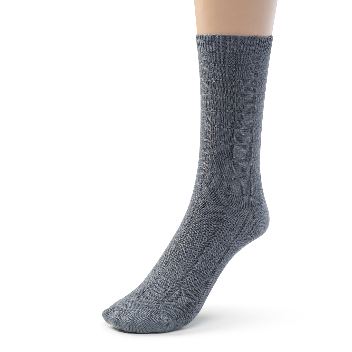 Kids Bamboo Textured Crew School Socks