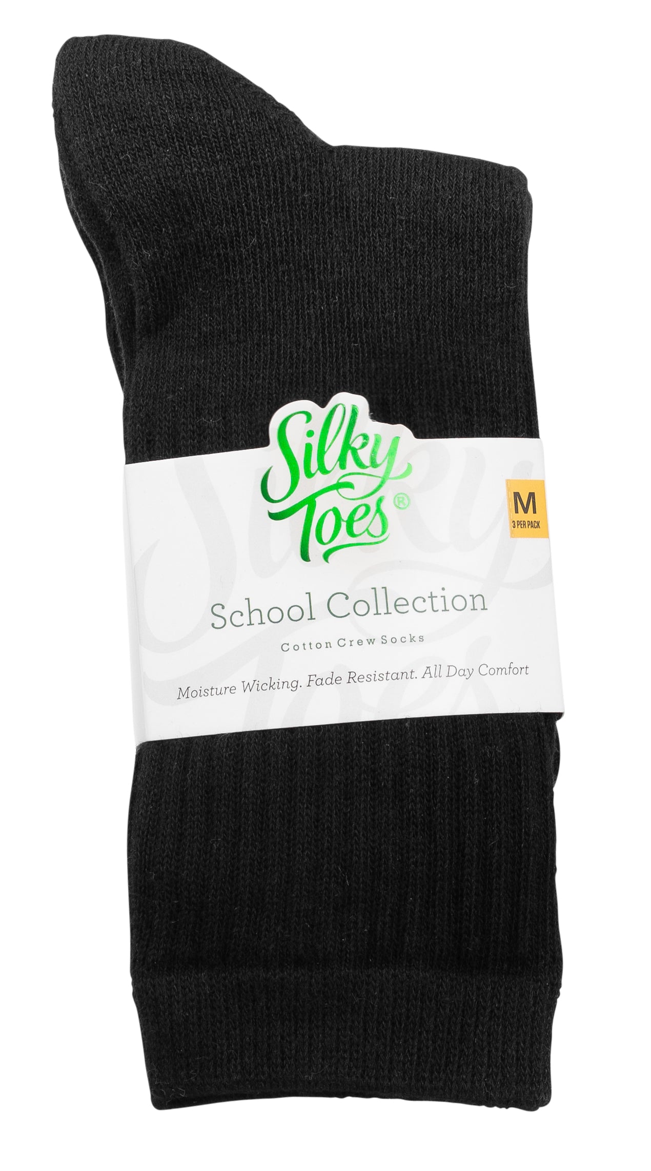 Boys Cotton School Crew Socks- 3 Per Pack