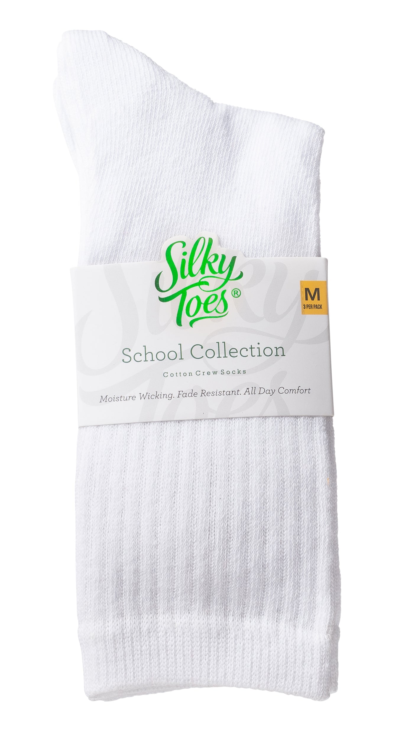 Boys Cotton School Crew Socks- 3 Per Pack