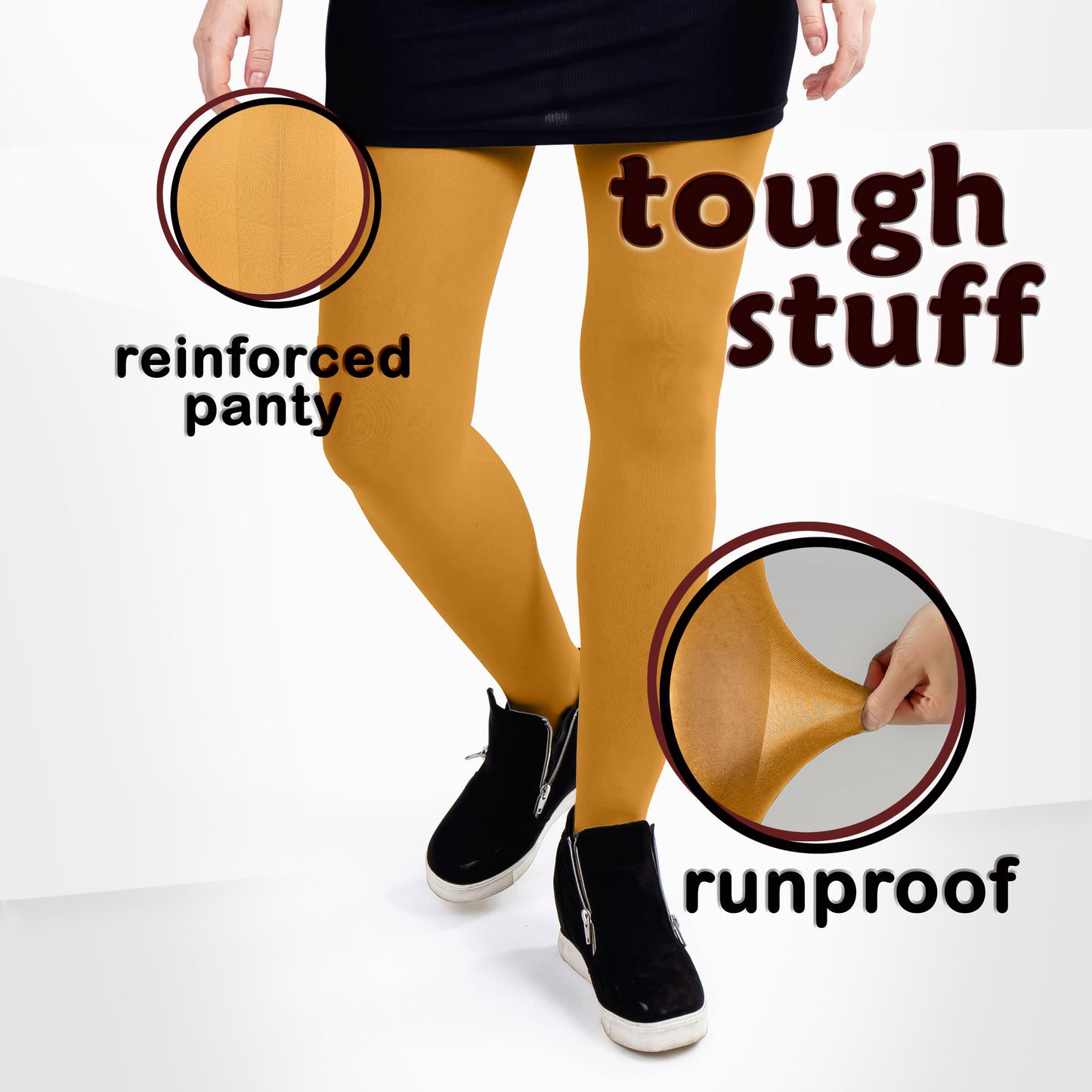 Women's Opaque Microfiber Comfort Tights