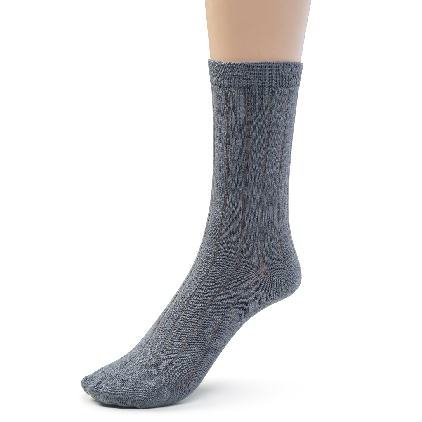 Men's Bamboo Ribbed Crew Socks
