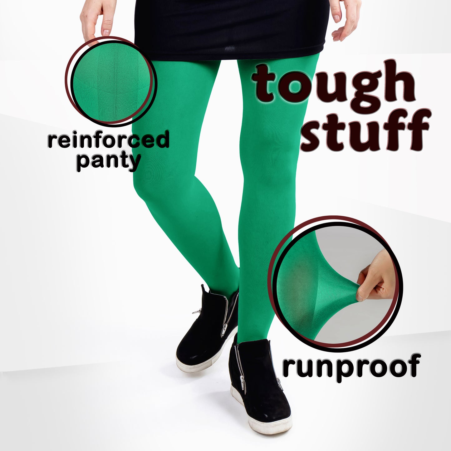 Women's Opaque Microfiber Comfort Tights