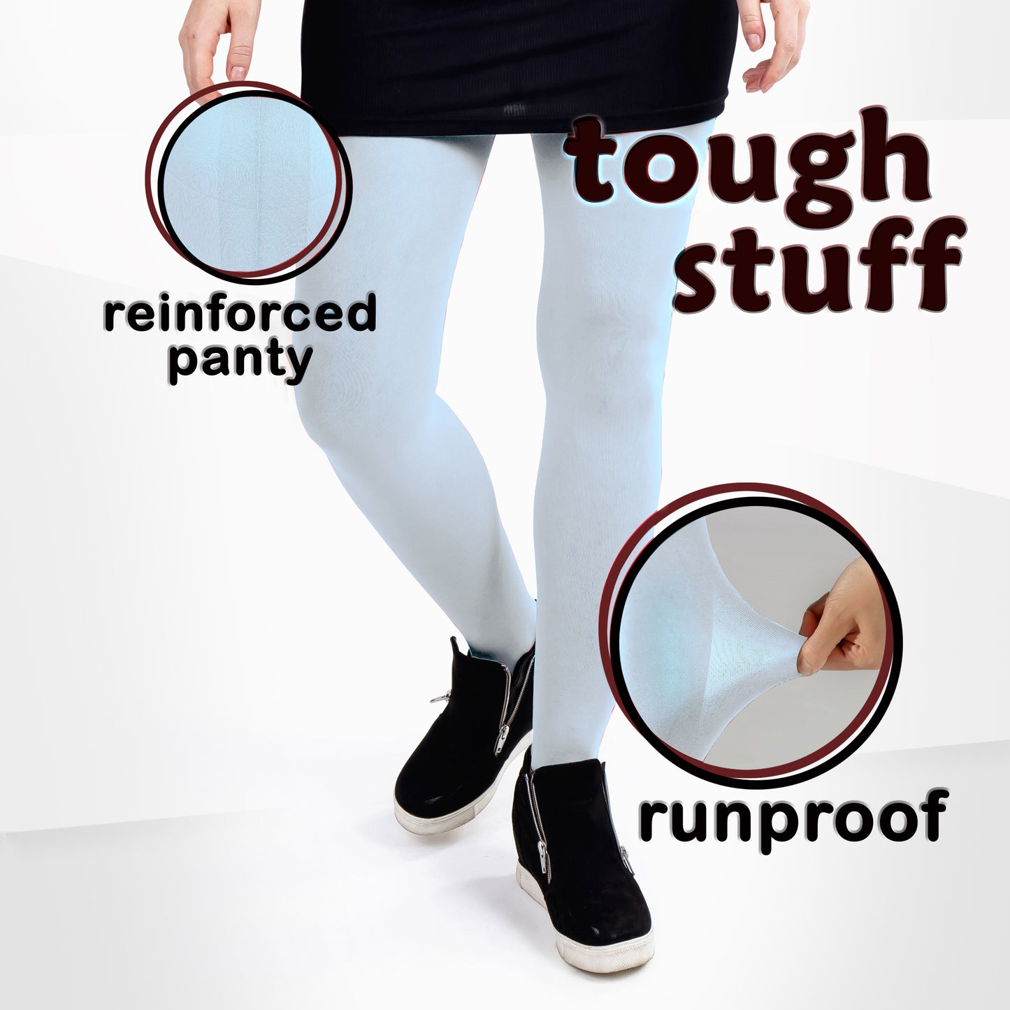 Women's Opaque Microfiber Comfort Tights