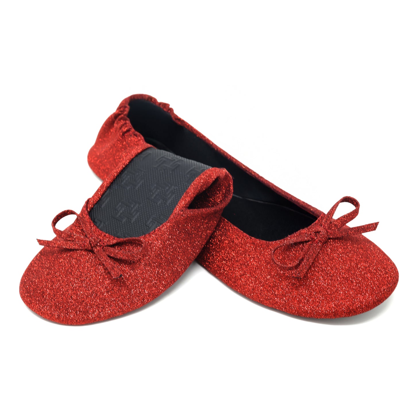 Glitter Flats Foldable | Women's Flats