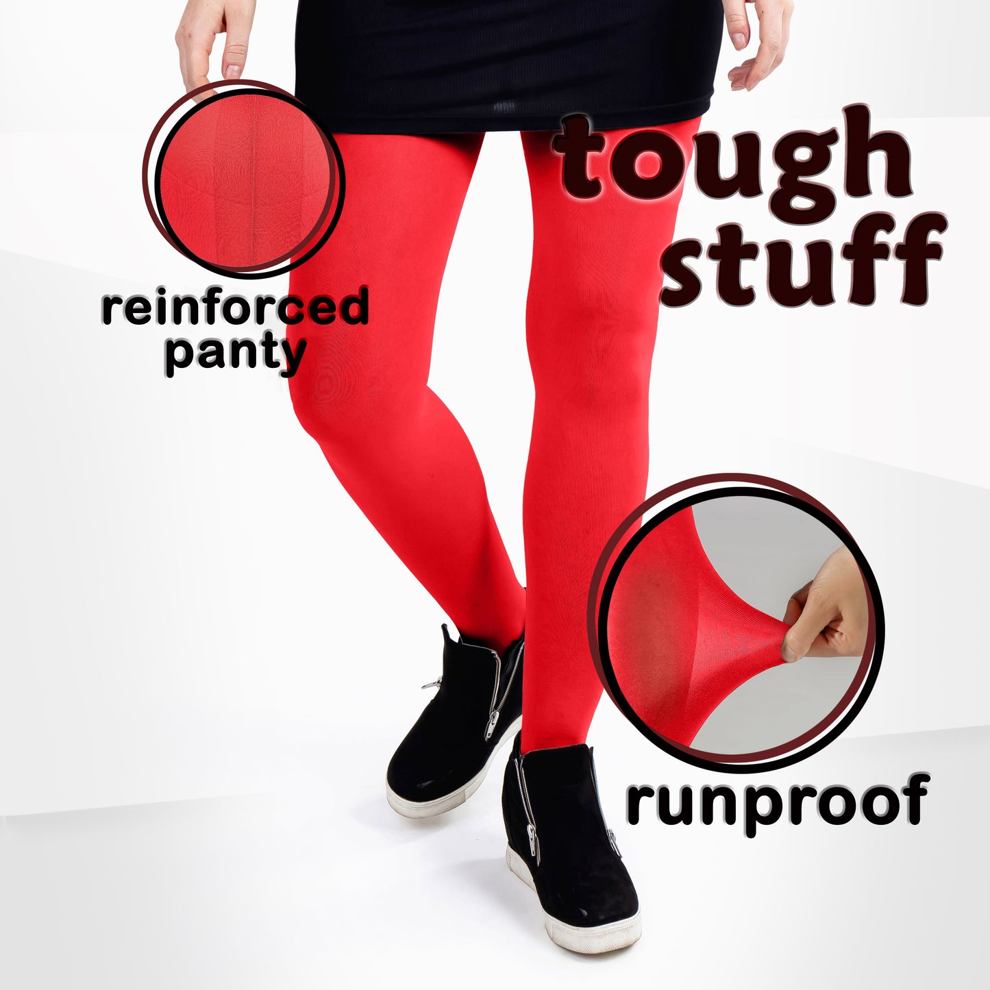 Women's Opaque Microfiber Comfort Tights