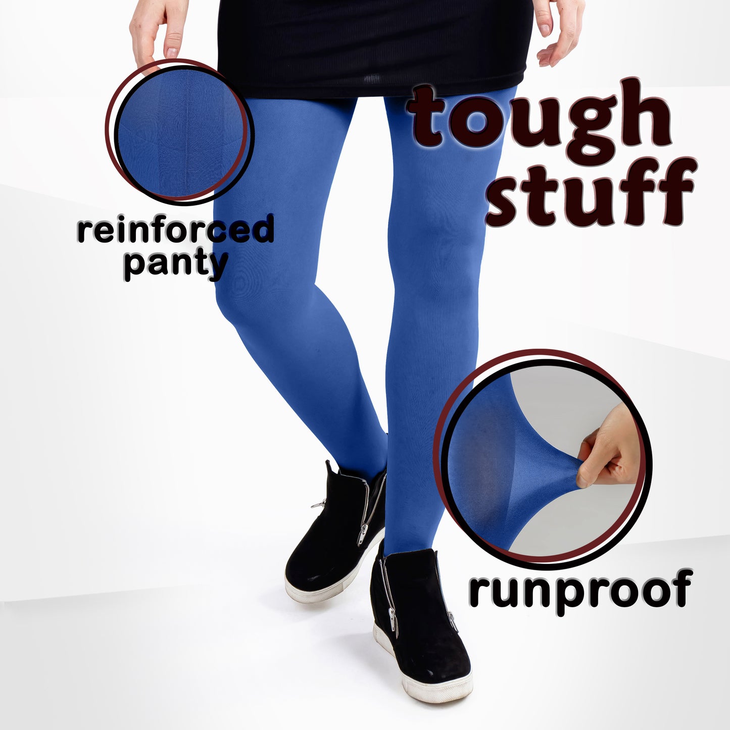 Women's Opaque Microfiber Comfort Tights