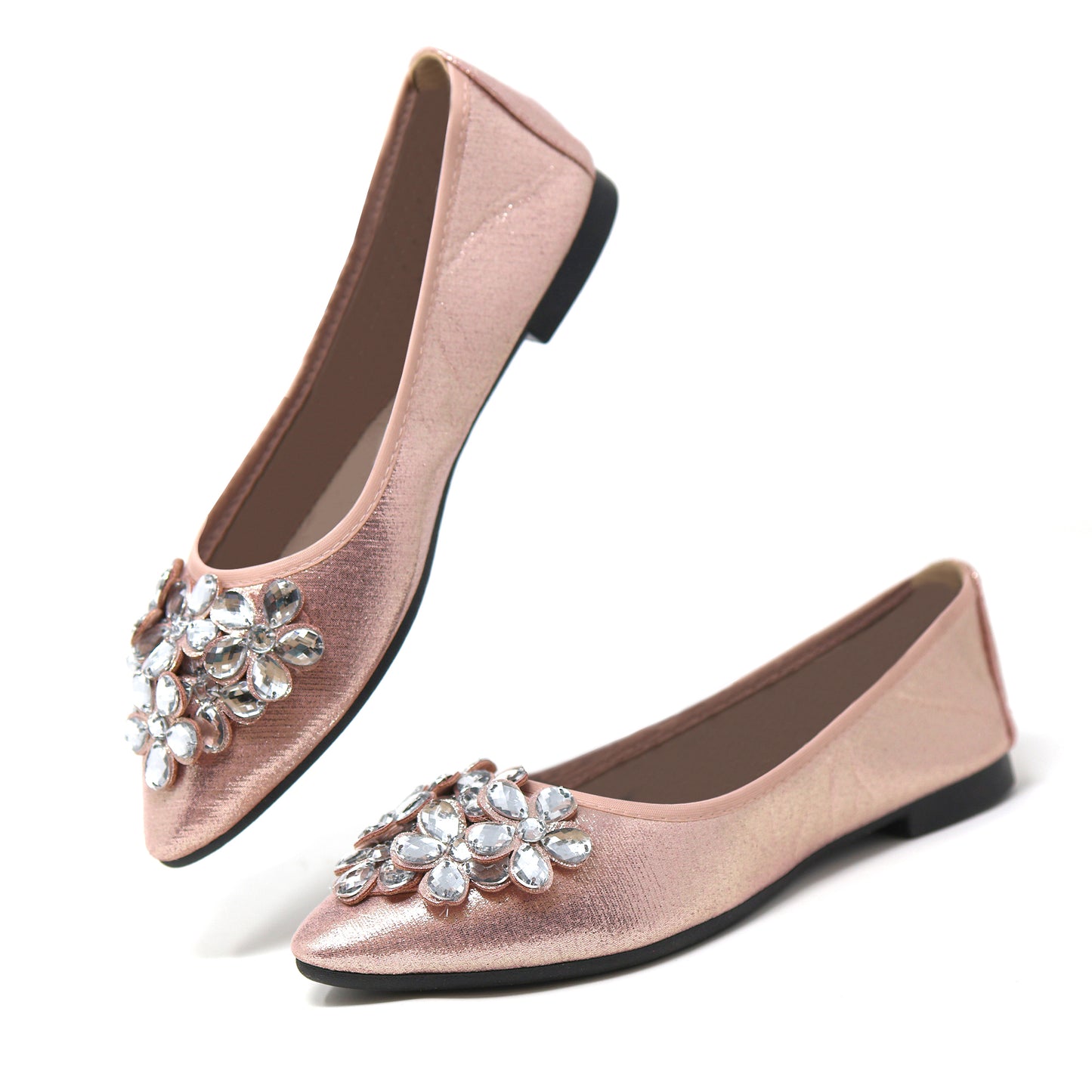 Silky Toes Foldable Flats for Women Dressy Ballet Shoes for Purse