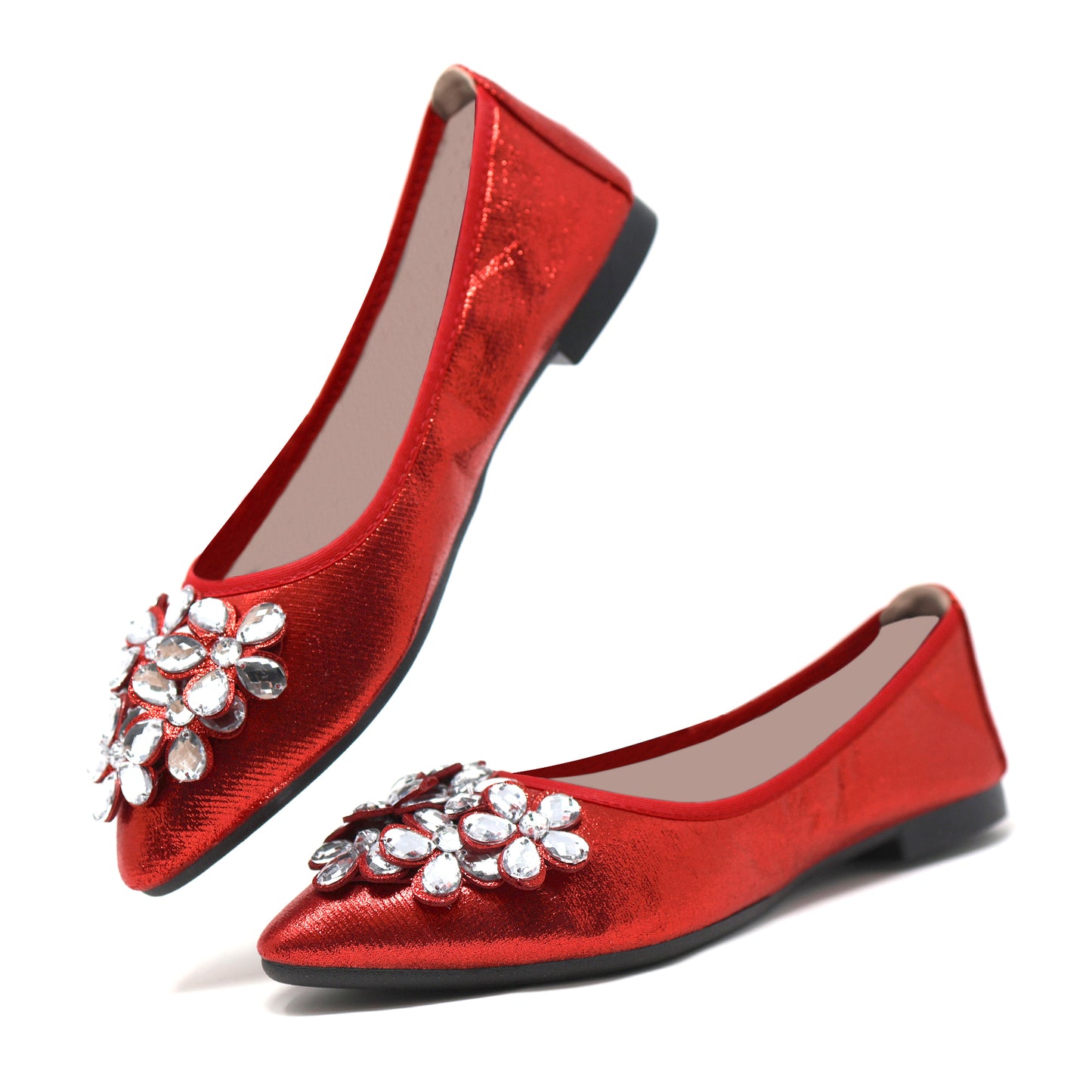 Silky Toes Foldable Flats for Women Dressy Ballet Shoes for Purse