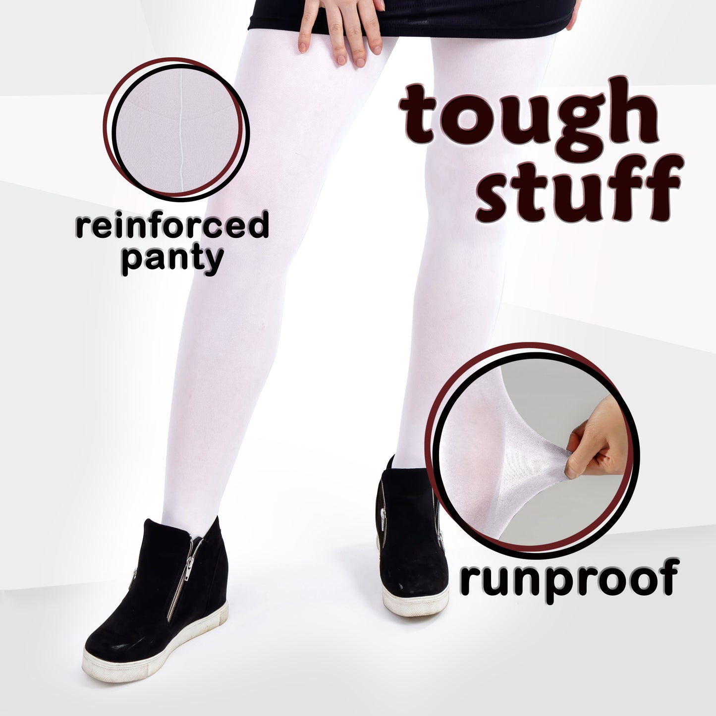 Women's Opaque Microfiber Comfort Tights
